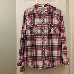 NWOT Lady Hathaway fleece lined shirt XL